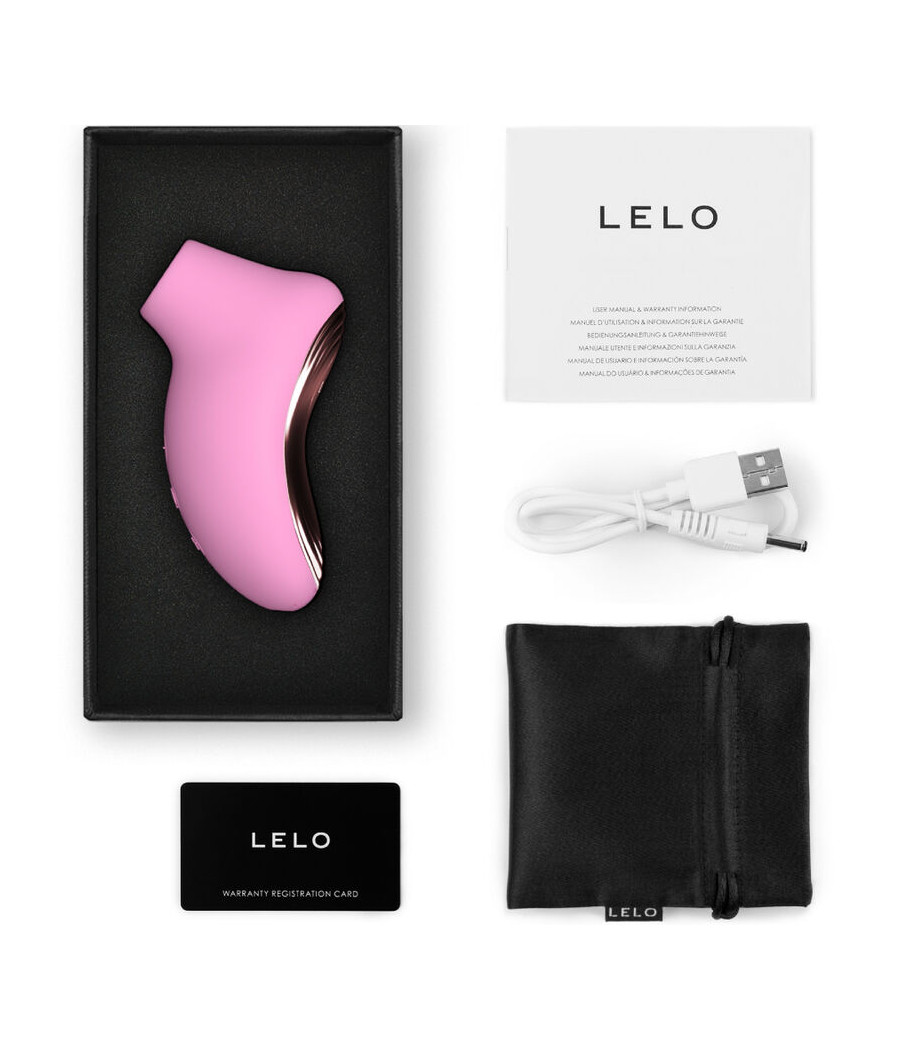 LELO - MASSEUR DE CLITORIS SONIQUE DE VOYAGE SONA 2 ROSE