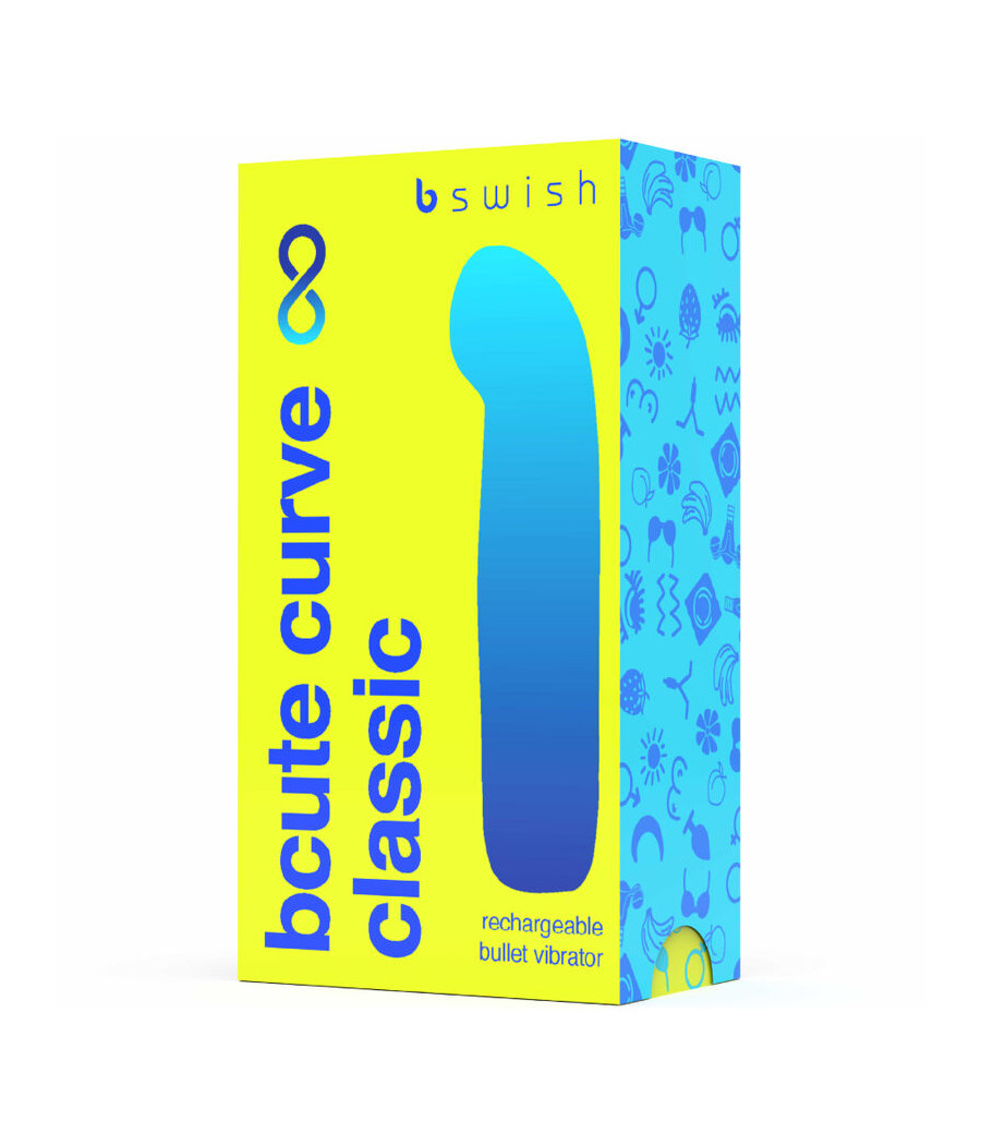 B SWISH - BCUTE CURVE INFINITE CLASSIC VIBRADOR RECARGABLE SILICONA AMARILLO