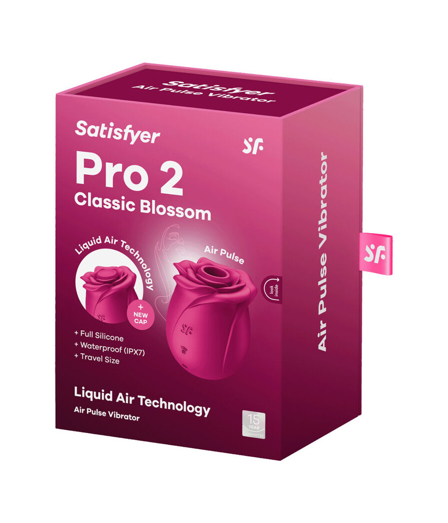 SATISFYER - AIR PULSE VIBRATEUR FLEUR CLASSIQUE PRO 2