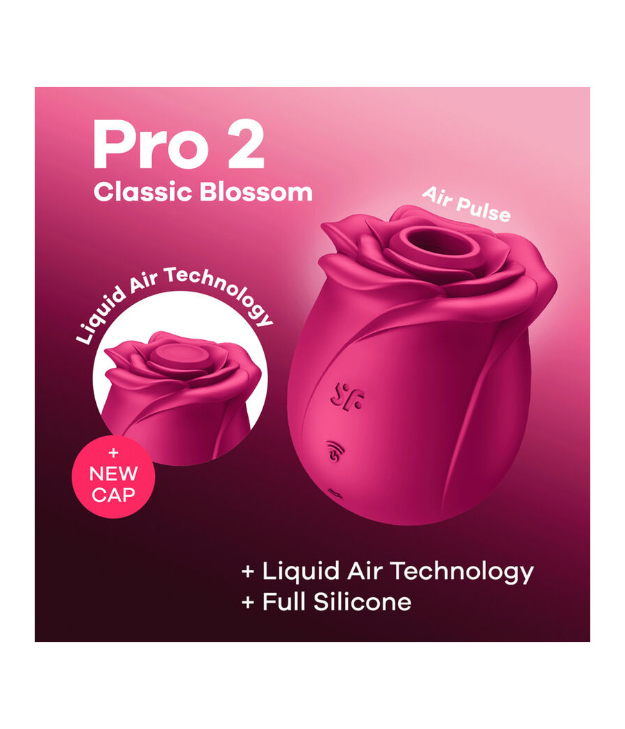 SATISFYER - AIR PULSE VIBRATEUR FLEUR CLASSIQUE PRO 2