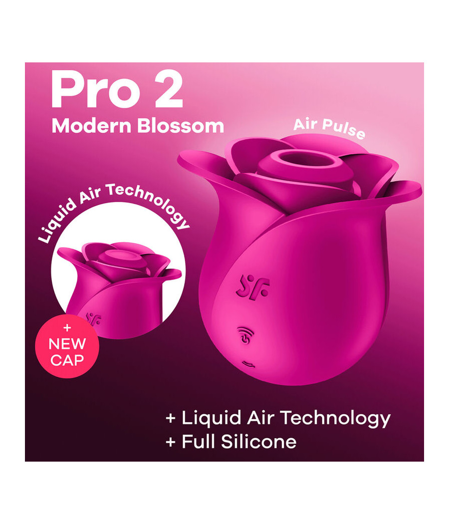 SATISFYER - AIR PULSE PRO 2 MODERN BLOSSOM VIBRATOR