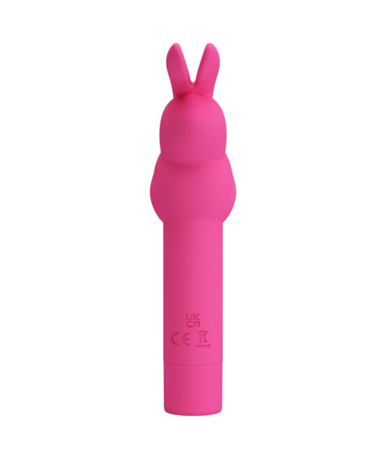 PRETTY LOVE - GERARDO FUSCHIA RABBIT SILICONE VIBRATOR