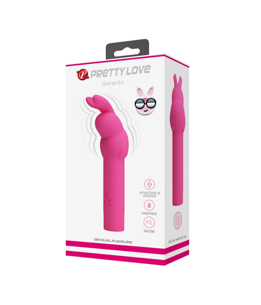 PRETTY LOVE - VIBRATORE IN SILICONE GERARDO FUSCHIA RABBIT