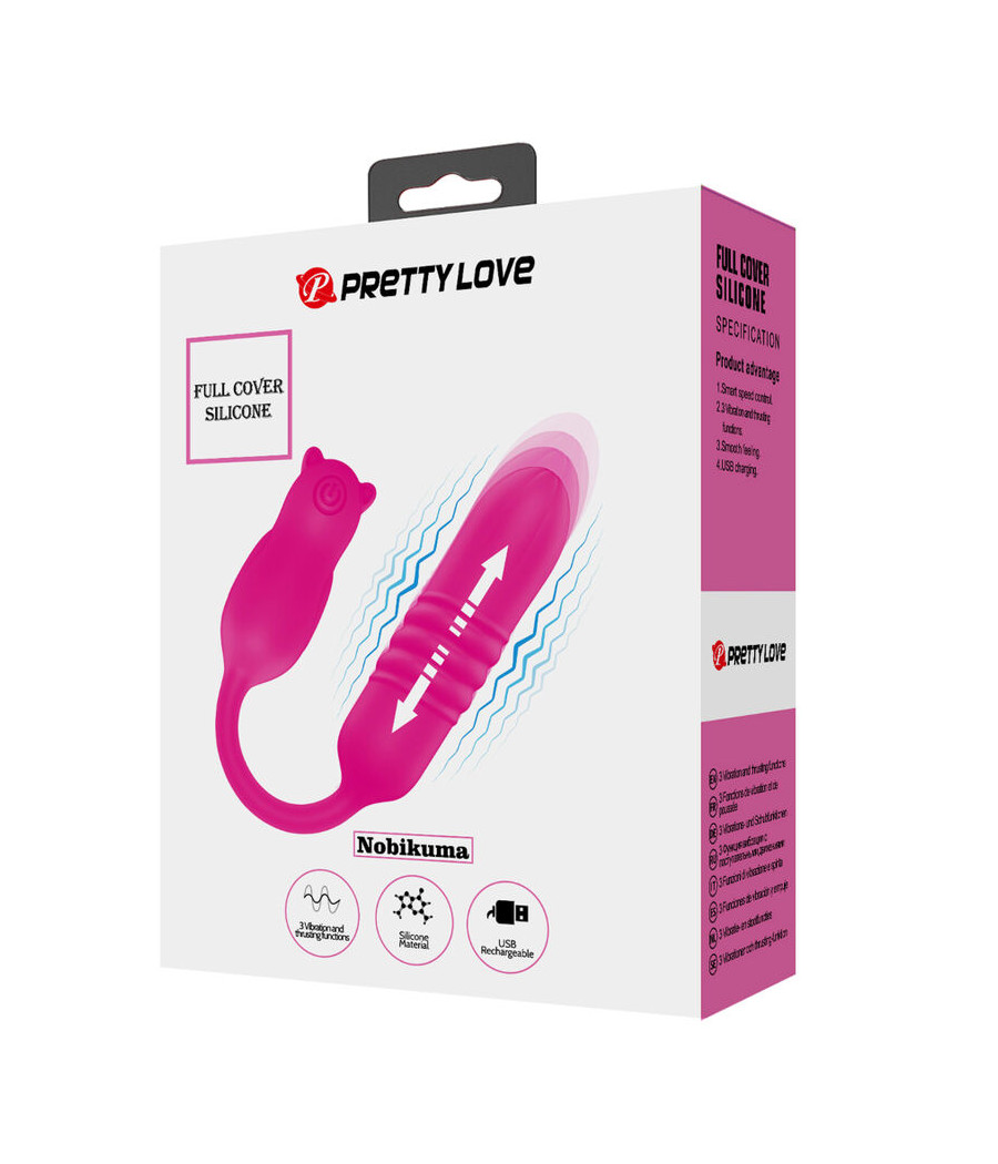 PRETTY LOVE - NOBIKUMA PINK SILICONE VIBRATING BULLET