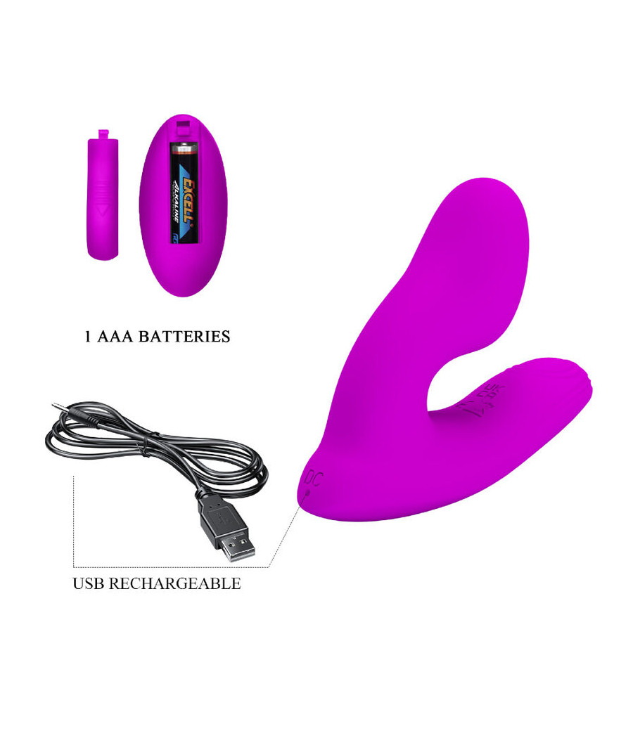 PRETTY LOVE - MASSEUR DE CLITORIS MELVIN AVEC TÉLÉCOMMANDE