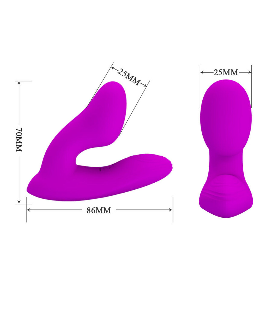 PRETTY LOVE - MASSEUR DE CLITORIS MELVIN AVEC TÉLÉCOMMANDE