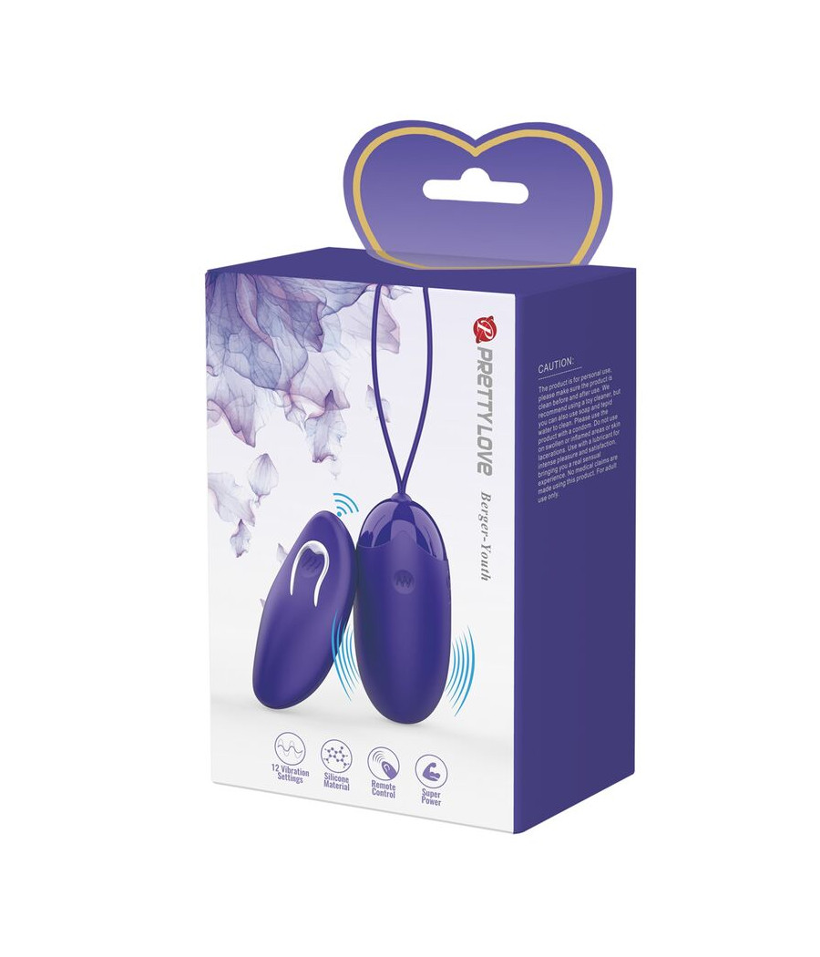 PRETTY LOVE - BERGER YOUTH UOVO VIBRANTE TELECOMANDATO VIOLA