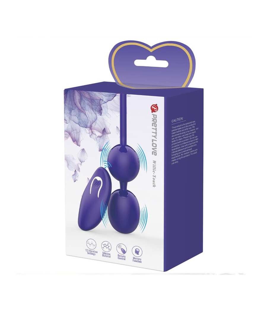 PRETTY LOVE - SFERE PER TELECOMANDO WILLIE YOUTH E VIBRAZIONE VIOLETTO
