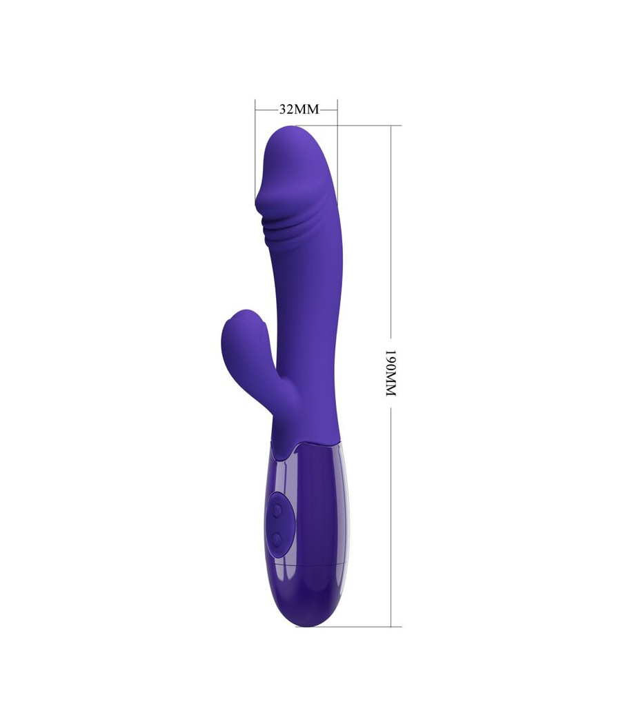 PRETTY LOVE - VIBRATORE SNAPPY YOUTH E STIMOLATORE DEL PUNTO G VIOLETTO