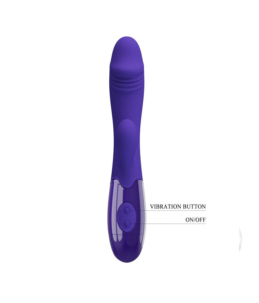 PRETTY LOVE - VIBRATORE SNAPPY YOUTH E STIMOLATORE DEL PUNTO G VIOLETTO