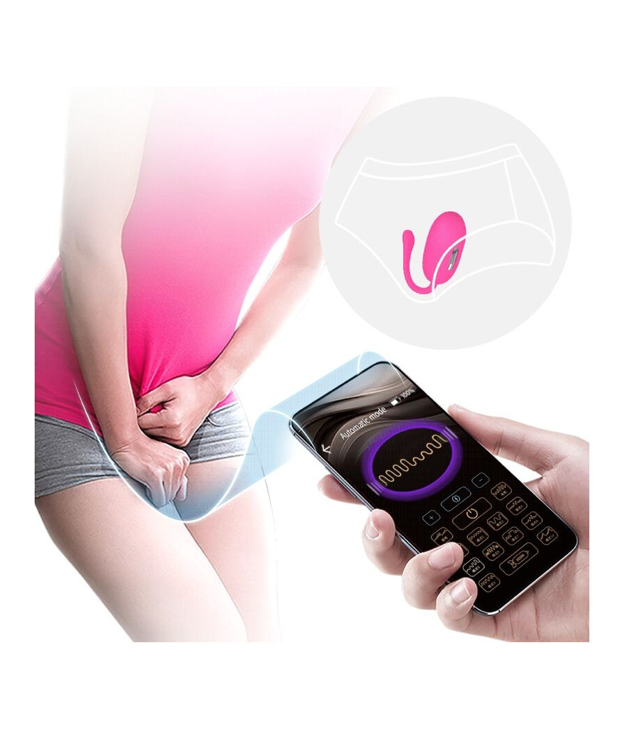 PRETTY LOVE - DOREEN RECHARGEABLE VIBRATING EGG MAGENTA REMOTE CONTROL