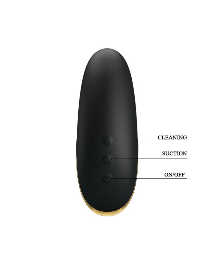 PRETTY LOVE - LUXUS-WIEDERAUFLADBARER SAUGMASSAGER SCHWARZ