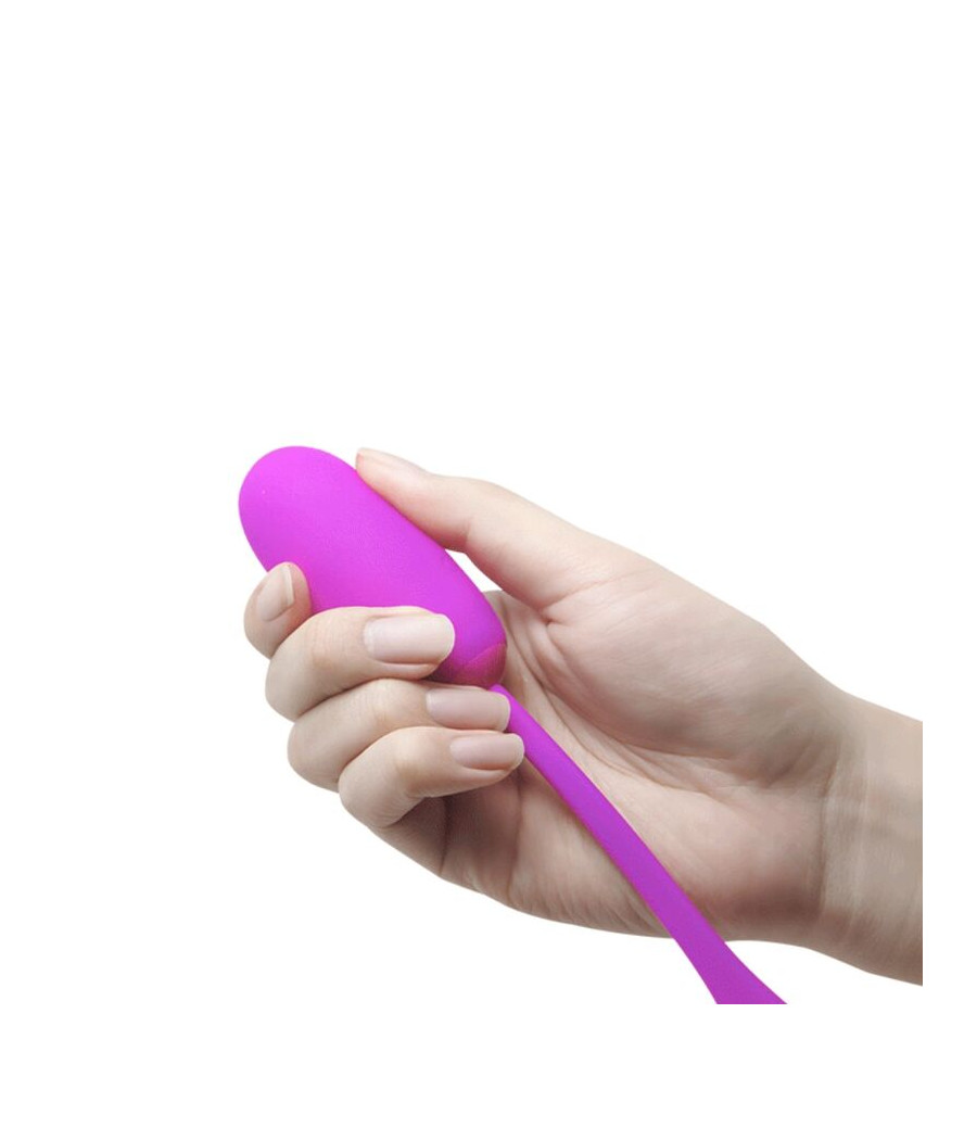 PRETTY LOVE - JULIUS HUEVO VIBRADOR IMPERMEBLE & RECARGABLE MORADO