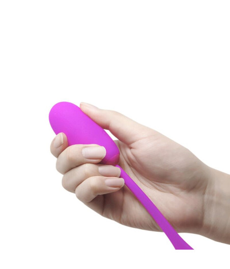 PRETTY LOVE - OEUF VIBRANT JULIUS IMPERMÉABLE-RECHARGEABLE VIOLET