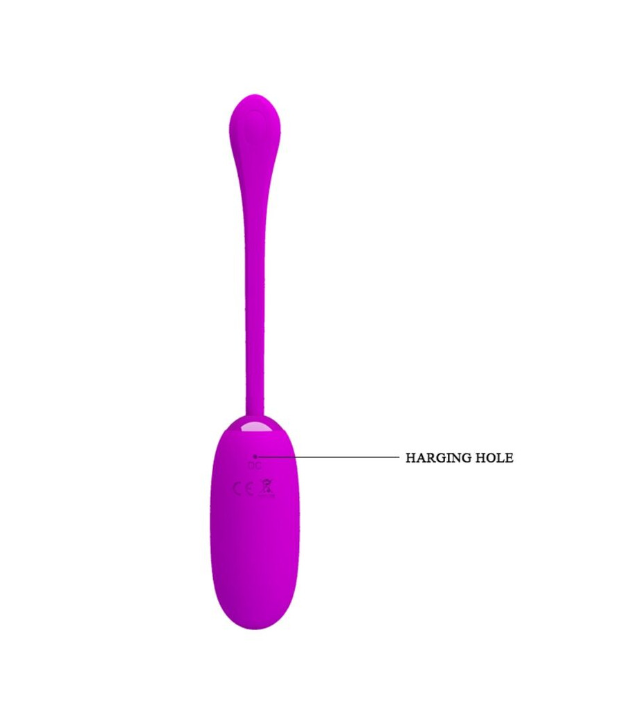 PRETTY LOVE - UOVO VIBRANTE JULIUS IMPERMEABILE-RICARICABILE VIOLA