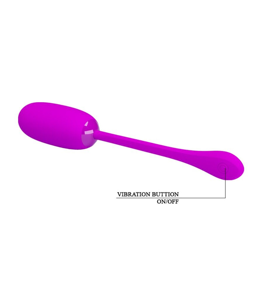 PRETTY LOVE - UOVO VIBRANTE JULIUS IMPERMEABILE-RICARICABILE VIOLA