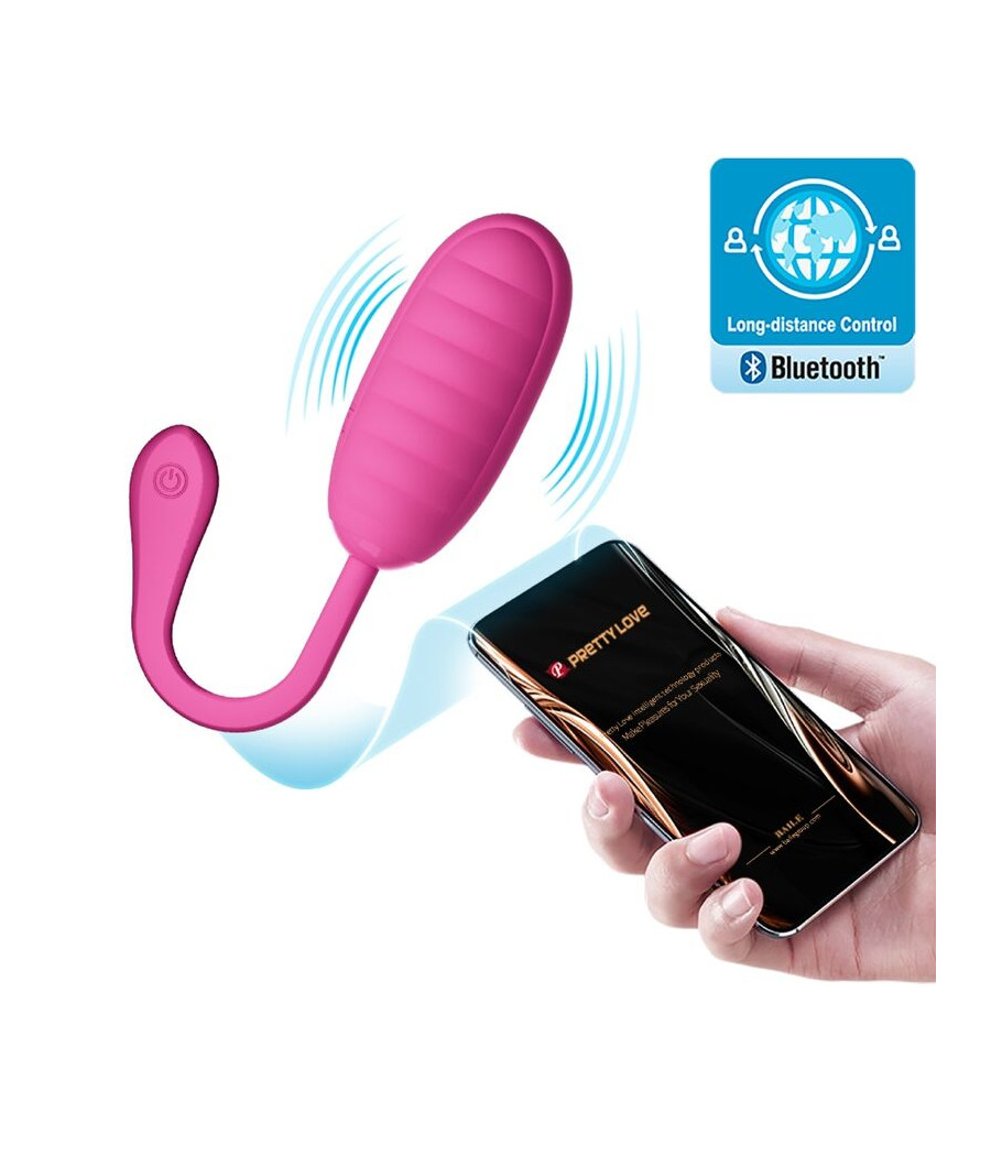 PRETTY LOVE - CATALINA PINK RECHARGEABLE VIBRATING EGG FREE APP