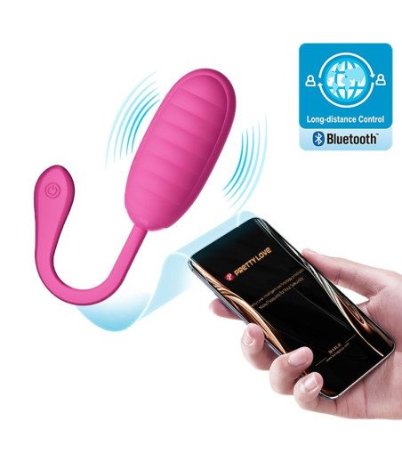 PRETTY LOVE - CATALINA HUEVO VIBRADOR RECARGABLE ROSA APP GRATUITA