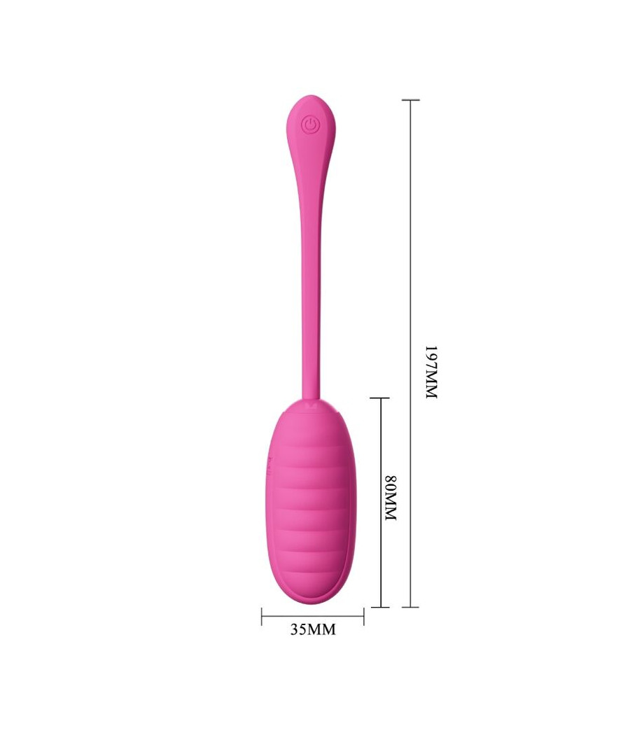 PRETTY LOVE - CATALINA PINK RECHARGEABLE VIBRATING EGG FREE APP