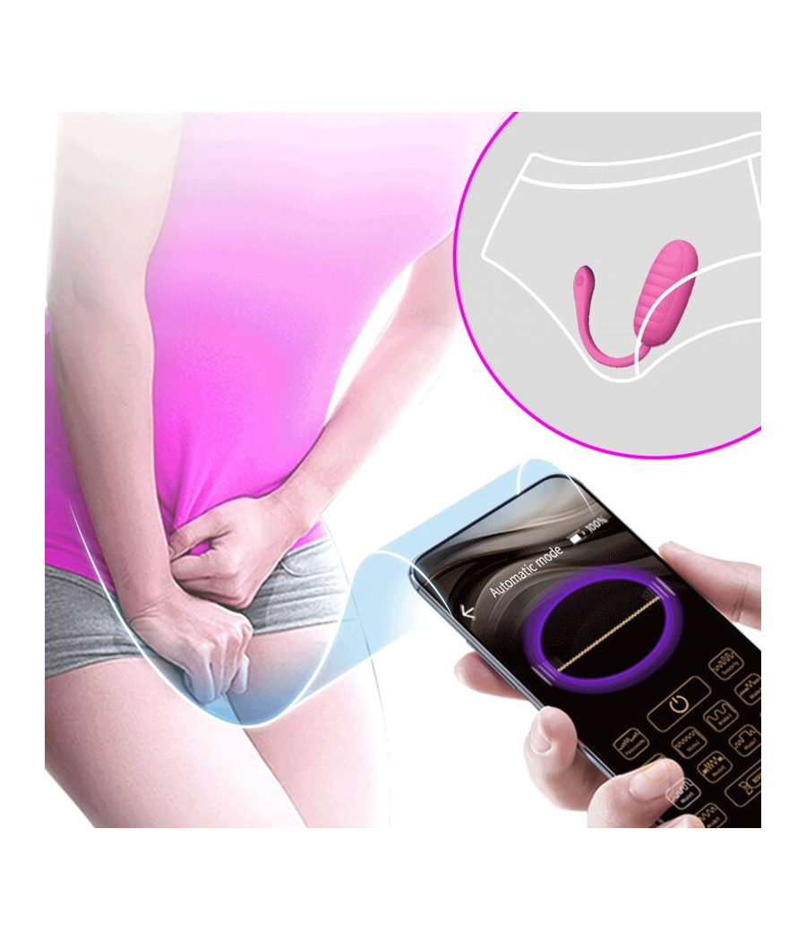 PRETTY LOVE - CATALINA HUEVO VIBRADOR RECARGABLE ROSA APP GRATUITA