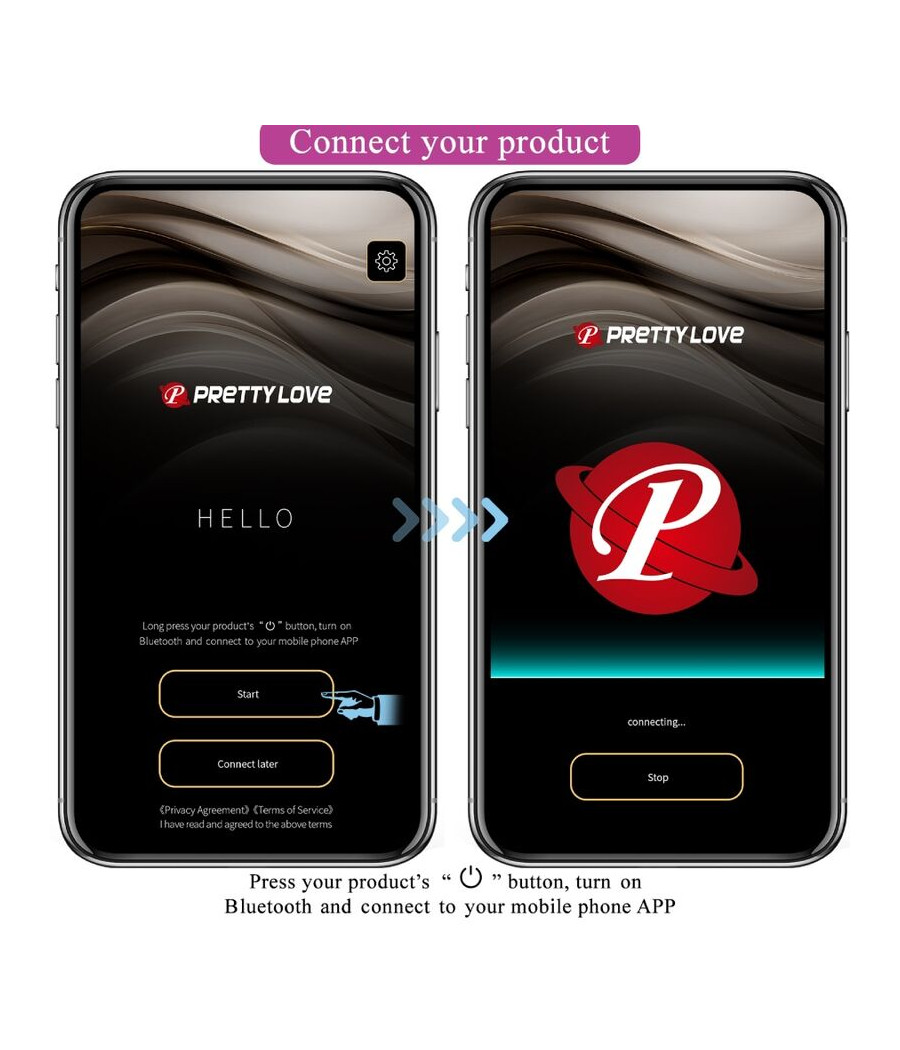 PRETTY LOVE - CATALINA HUEVO VIBRADOR RECARGABLE ROSA APP GRATUITA