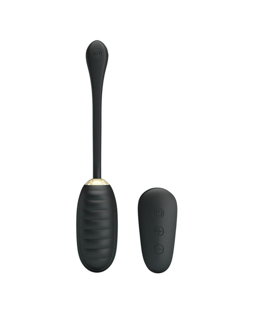 PRETTY LOVE - DOREEN OEUF VIBRANT RECHARGEABLE DE LUXE NOIR TÉLÉCOMMANDE