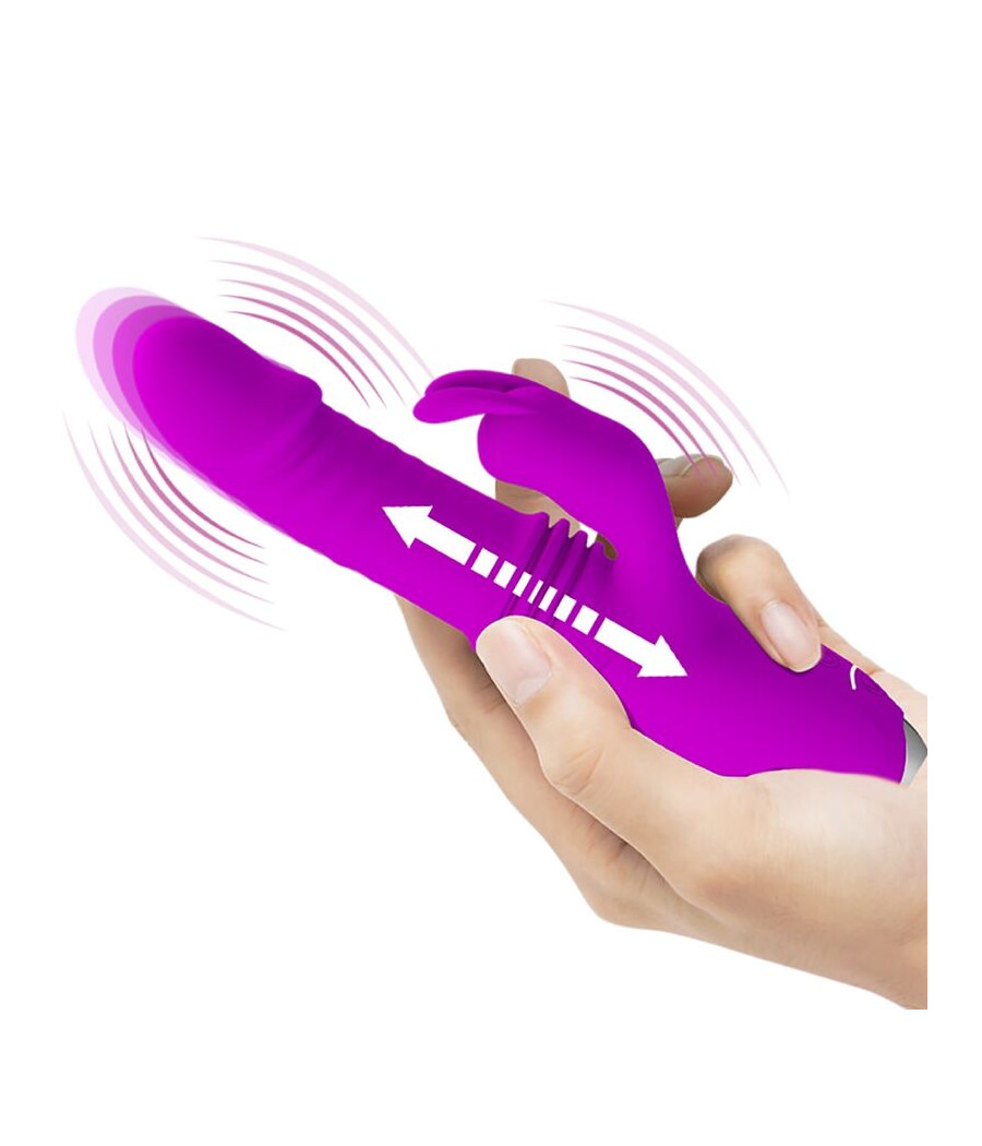 PRETTY LOVE - VIBRADOR DE COELHO RECARREGVEL DOROTHY ROXO