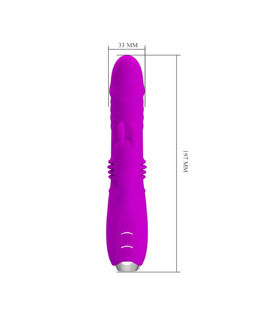 PRETTY LOVE - DOROTHY PURPLE WIEDERAUFLADBARER KANINCHENVIBRATOR