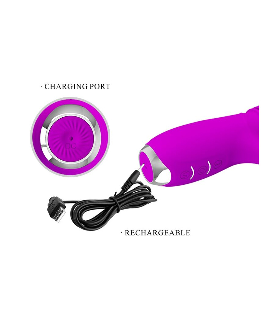 PRETTY LOVE - VIBRATEUR LAPIN RECHARGEABLE DOROTHY VIOLET