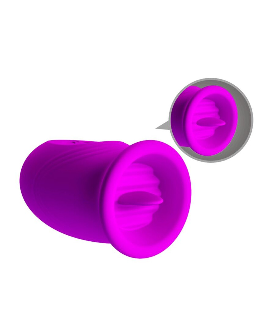 PRETTY LOVE - VIBRADOR RECARREGVEL DAISY DUAL EGG ROXO