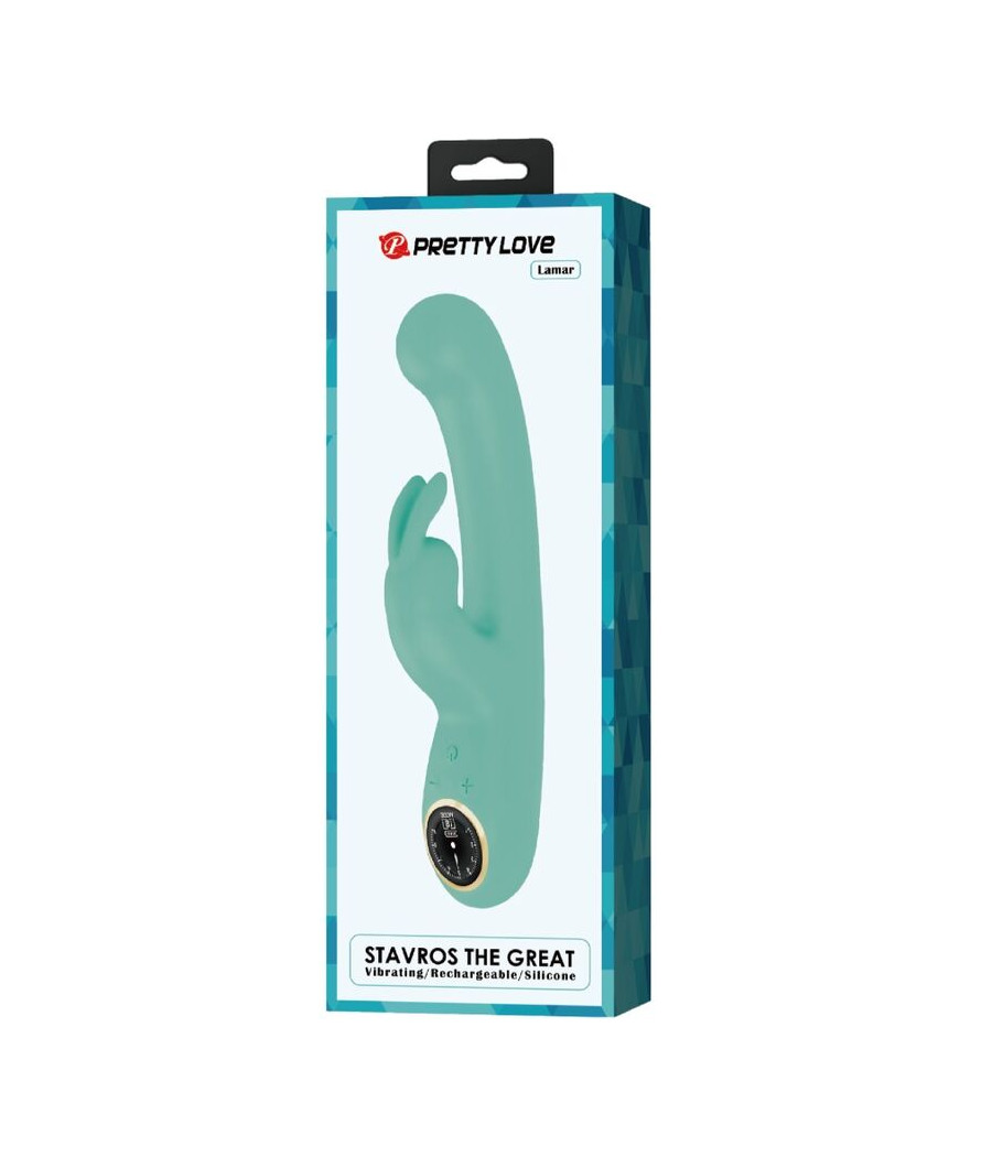 PRETTY LOVE - VIBRATEUR LAMAR LAPIN ET POINT G VERT