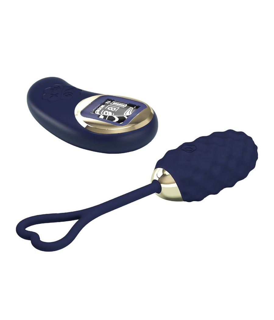 PRETTY LOVE - UOVO VIBRANTE CON TELECOMANDO BLU VIVIAN