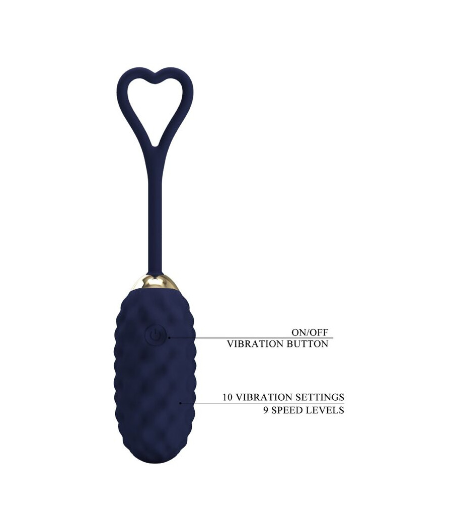 PRETTY LOVE - VIVIAN BLUE VIBRATIONS-EI MIT FERNBEDIENUNG