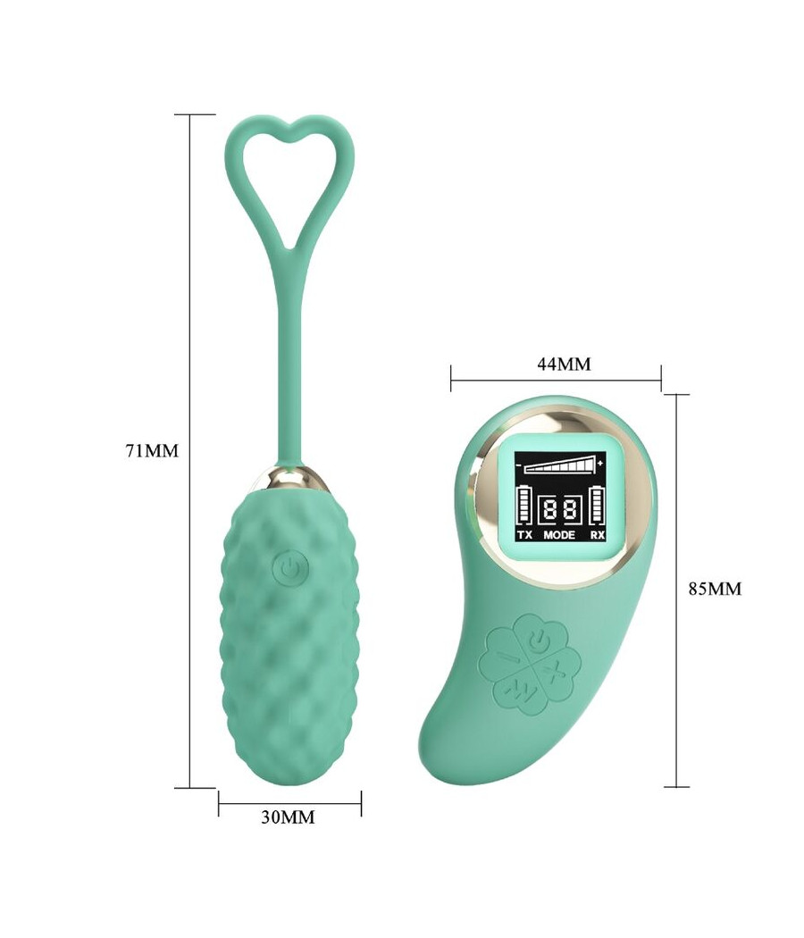 PRETTY LOVE - VIVIAN GREEN VIBRIERENDES EI MIT FERNBEDIENUNG