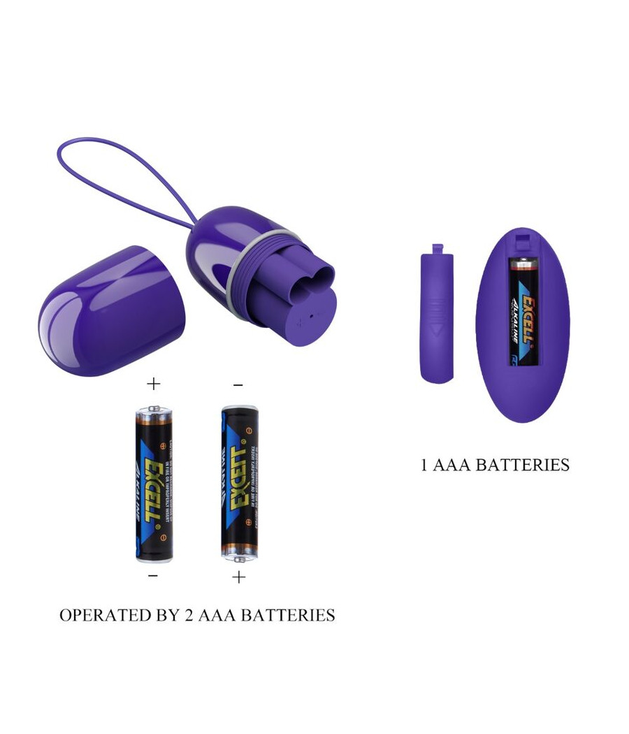 PRETTY LOVE - ARVIN YOUTH HUEVO VIBRADOR CONTROL REMOTO VIOLETA