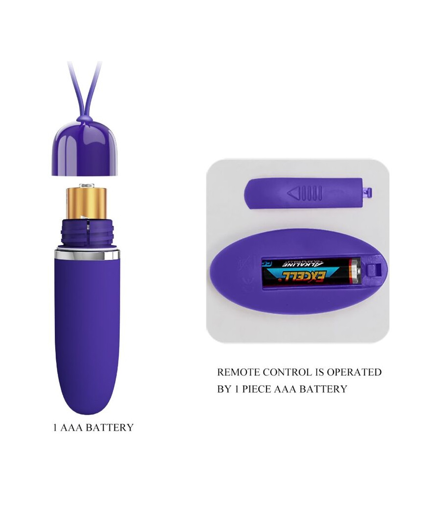 PRETTY LOVE - MINI BALLE VIBRANTE DARLENE YOUTH VIOLET