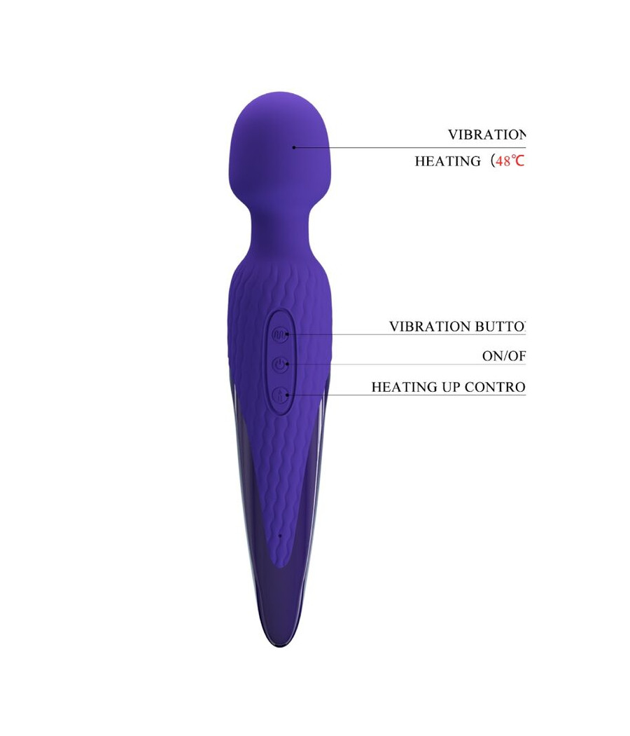 PRETTY LOVE - ANTONY YOUTH WAND VIBRADOR VIOLETA EFEITO DE CALOR