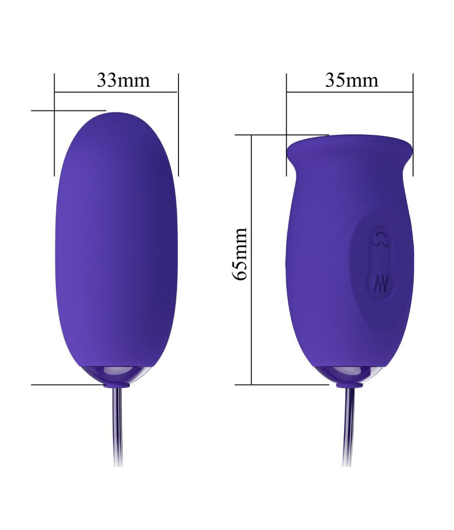 PRETTY LOVE - STIMULATEUR VIBRATEUR RECHARGEABLE DAISY YOUTH VIOLET