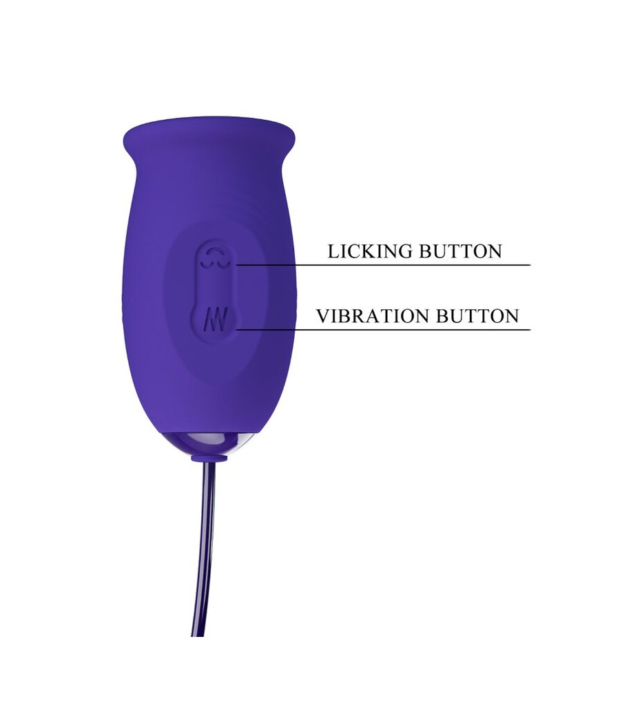 PRETTY LOVE - STIMULATEUR VIBRATEUR RECHARGEABLE DAISY YOUTH VIOLET