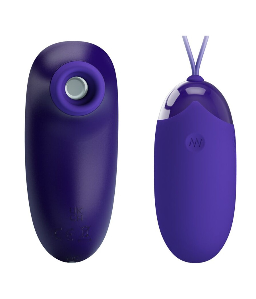PRETTY LOVE - ESTIMULADOR Y HUEVO PORTATIL