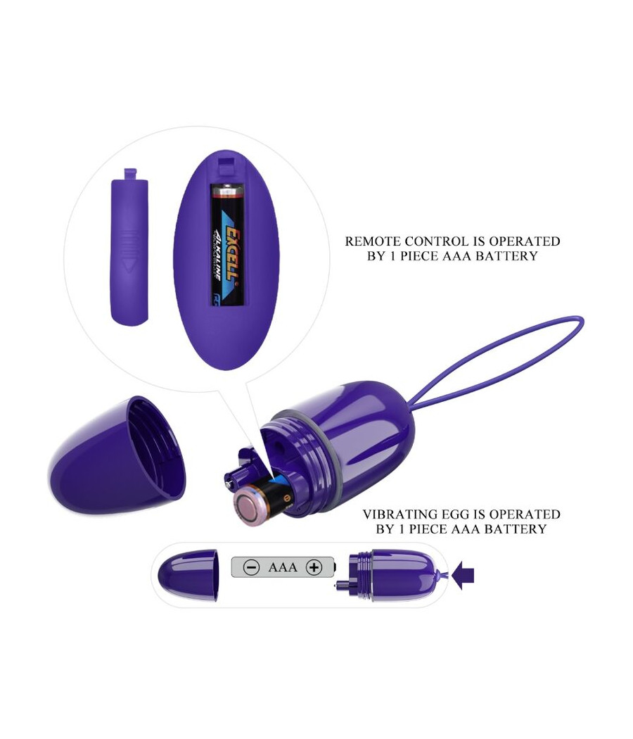 PRETTY LOVE - SELKIE YOUTH MINI VIBRIERENDES EI VIOLET FERNBEDIENUNG