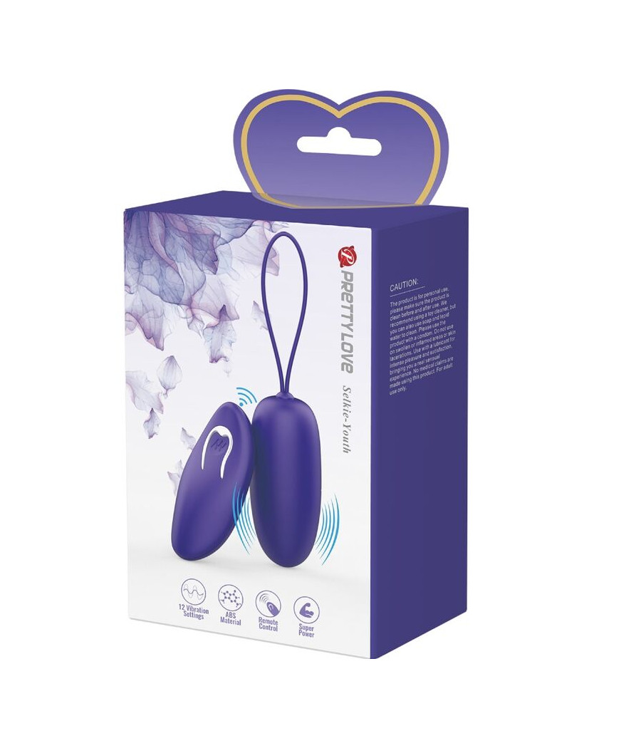 PRETTY LOVE - SELKIE YOUTH MINI OEUF VIBRANT TÉLÉCOMMANDE VIOLET