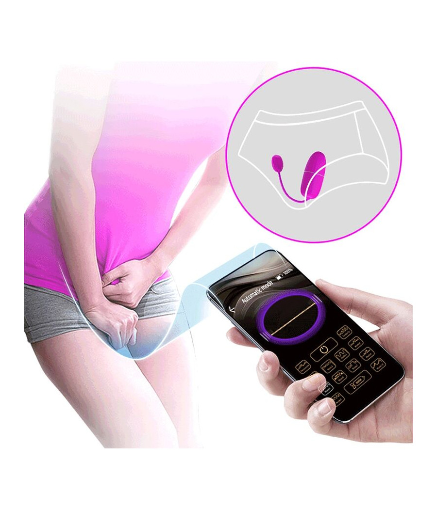 PRETTY LOVE - NYMPH VIBRATING EGG APP CONTROLLED PURPLE