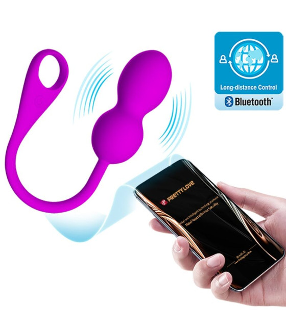 PRETTY LOVE - ELVIRA RECHARGEABLE VIBRATING BALLS PURPLE