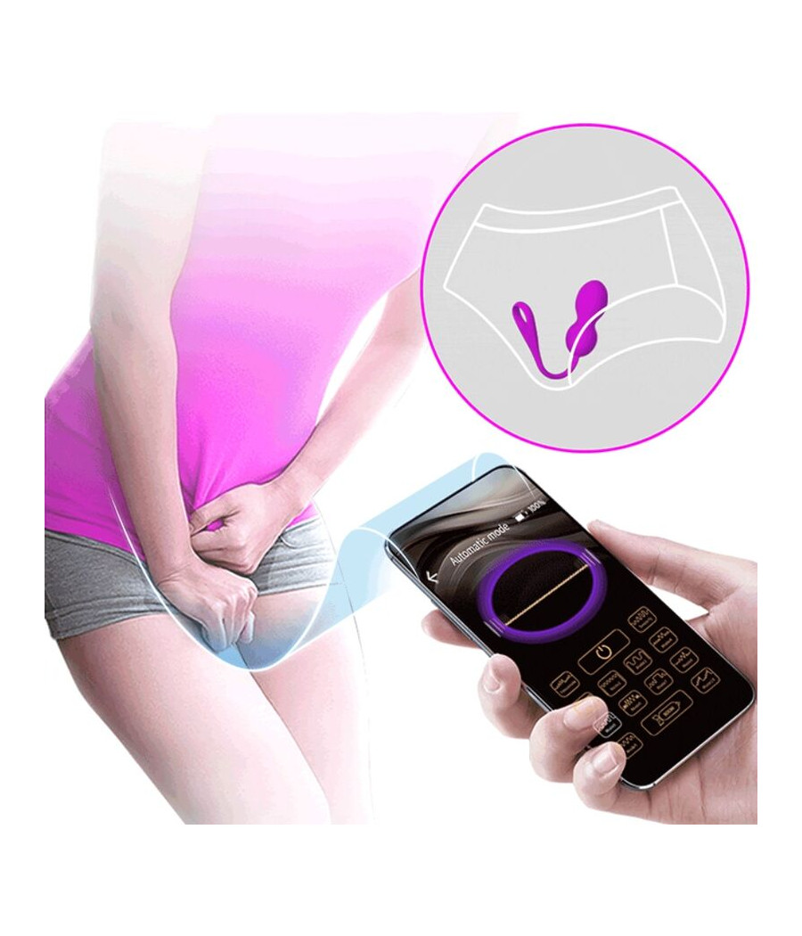 PRETTY LOVE - ELVIRA RECHARGEABLE VIBRATING BALLS PURPLE