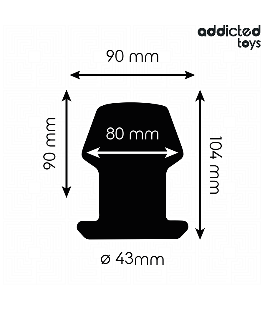 ADDICTED TOYS - PLUG ANAL EXTREMO OCO TAMANHO L 10,4 CM