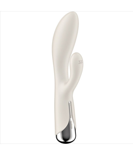 SATISFYER - SPINNING RABBIT 1 CLITORIS AND G-SPOT STIMULATION BEIGE