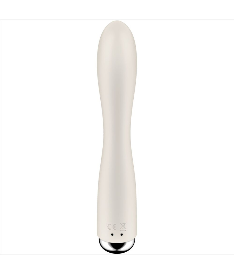SATISFYER - SPINNING RABBIT 1 CLITORIS AND G-SPOT STIMULATION BEIGE
