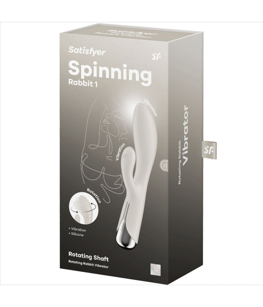 SATISFYER - SPINNING RABBIT 1 KLITORIS UND G-SPOT STIMULATION BEIGE