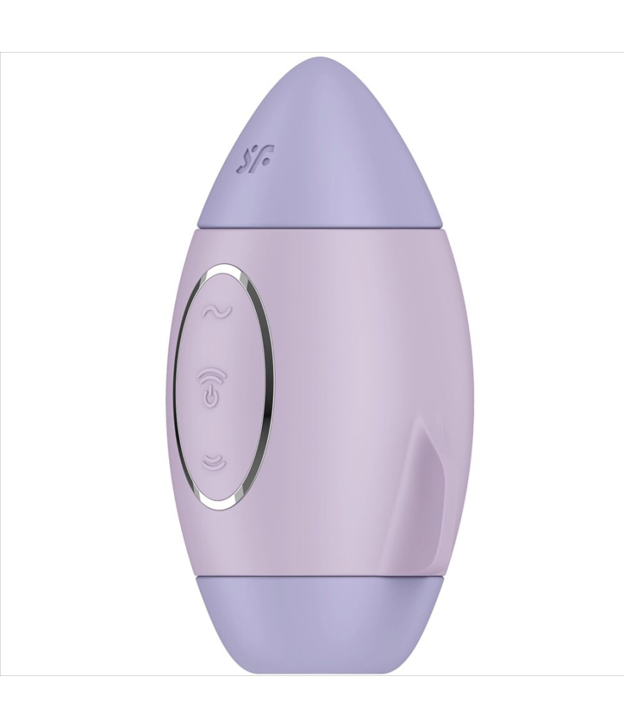 SATISFYER - MISSION CONTROL PETIT VIBRATEUR  DOUBLE IMPULSION LILAS